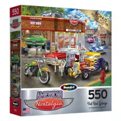 RoseArt - American Nostalgia - Hot Rod Garage - 550 Piece Jigsaw Puzzle