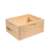 10-Frame Deep Bee Box - Assembled/Wooden