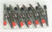 12 Piece Insulated Alligator Clips