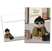 A Day Over Fabulous Birthday Card