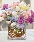 Pastel Pallet Arrangement