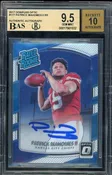 2017 Donruss Optic Rated Rookie Patrick Mahomes BGS 9.5/10 Auto GEM MINT