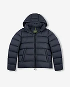Bomber jacket with down padding