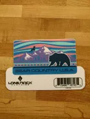 Bear &amp; Eagle Mtn Scene Sticker