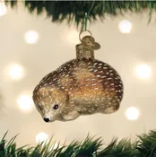 Vintage Hedgehog Ornament – Old World Christmas Woodland