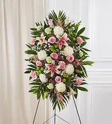 Multicolor Pastel Sympathy Standing Spray