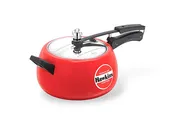 Hawkins Contura Red 5 Liter Ceramic Coated Pressure Cooker - Stylish and Durable