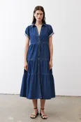 Breaking Free Long Denim Dress