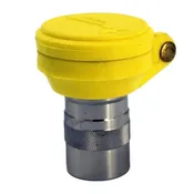 1" Quick Coupling Valve, Yellow Cover, NPT