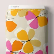 Cloud9 Fabrics - Summer Sun by Vera - Butterfly Cut Out (White)
