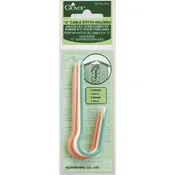 Cable Needle Clover Plastic Curved 341