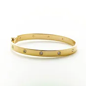 18kt Gold and Diamond Eternity Bracelet