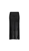 BEADED KNIT COLUMN SKIRT