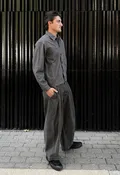 Acid Wash Denim Pants