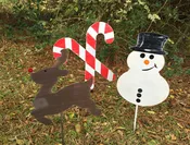 10'' Christmas Yard Stakes