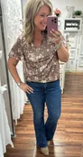 Flowers in Time Top (FINAL SALE ITEM)