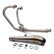 2-1 Low GP Carbon Exhaust for Triumph Bonneville & T100 / Thruxton 900