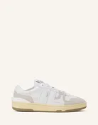CLAY SNEAKERS IN MESH AND LEATHER