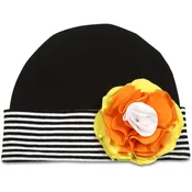 Candy Corn Flower Hat (0-12 Months)