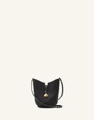 CATCH BY LANVIN NANO BUCKET BAG IN LEATHER