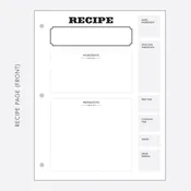 Add 10 Extra Recipe Card / Photo Sleeves