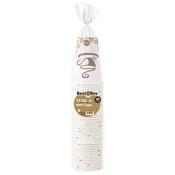 White Hot Cups Coffee Print 12 oz - 40 Count