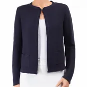 2 Pocket Cardigan in Navy