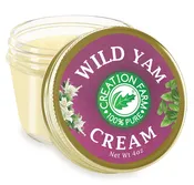 Annas Secret Wild Yam Cream by Creation Farm, Moisturizer 4 Ounce "The Provider" Plant Based Lipids, Aloe Vera, Coconut Oil Hydration