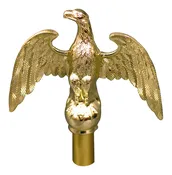 Brass Plated Eagle-7 in. — Alamo Flag Company