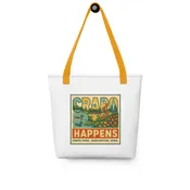 Crapo Happens Tote Bag