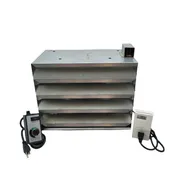 100k Top Port Hydronic hanging heater, w/CORD, RHEOSTAT & THERMOSTAT