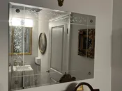 Venetian Style Etched Glass Mirror
