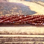 1-03-7001 - Czech Fire Polish Beads, Mauve, 3mm | Strand