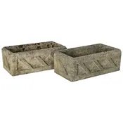 19th Century Pair of English Stone Planters