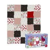 3 Wishes Fabric - Multicolor Santa Suit Quilt Kit Box