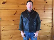 Men’s USA-MADE Snap/Zip Closure Leather Vest