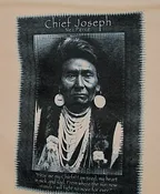 Chief Joseph – Blue on Natural