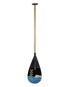 Hoku Hybrid Double Bend Outrigger Paddle- Kaimana Hila Gold