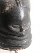 Antique Mende Helmet Mask. Circa 1900-1950