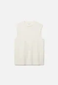 Air Spun Campus Cut-Off Tee / Salt