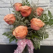 1/2 dozen roses (color varies)