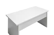42" x 20" x 18" White Bench