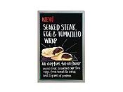11"W x 17"H Countertop Chalkboard