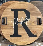 Custom Round Tray 18”