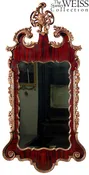 A Carved Mahogany and Giltwood Chippendale style Mirror, 19th century