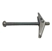 50-pack 4-inch Steel Toggle Bolt With 1/4-inch Thread And Anchor Set