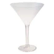 Acrylic Martini Glass 10 oz 12 glasses blank