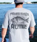 MEN'S GREY RED SNAPPER SHORT SLEEVE TEE — Resellers Reef