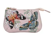Anuschka Medium Zip Pouch - Butterfly Melody