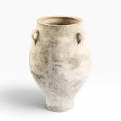 Antique 3-Handled Olive Jar